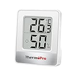 ThermoPro TP49 digitales Mini Thermo-Hygrometer Thermometer Hygrometer innen Temperatur...