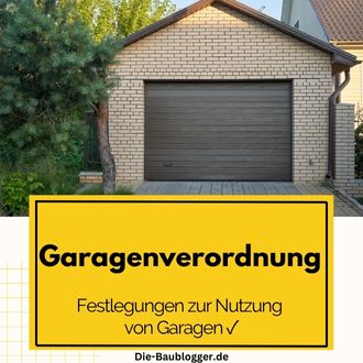 Garagenverordnung - Festlegungen zur Nutzung von Garagen