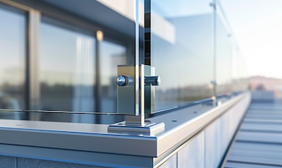 Terrassenüberdachung Aluminium Profil VSG Glas Montage Detail